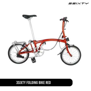 3SIXTY FOLDING BIKE RED
