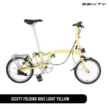 3SIXTY FOLDING BIKE LIGHT YELLOW