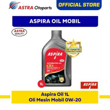 Oli Mesin Mobil 0W-20 Aspira Oil 1L