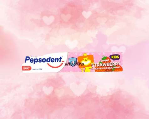 Promo Harga Pepsodent Pasta Gigi Kids Strawberry 50 gr - Blibli