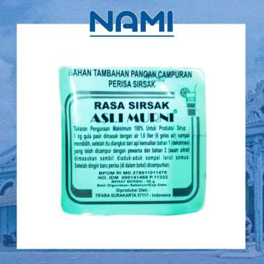 Bahan sirup MURNI rasa sirsak