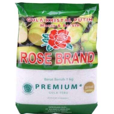 Promo Harga Rose Brand Gula Kristal Putih Premium 1000 gr - Blibli