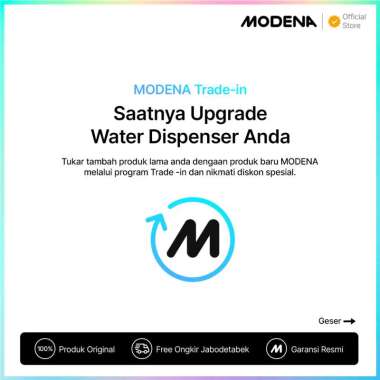MODENA Trade in - MODENA Water Dispenser - DD 7315 W (Galon Bawah)