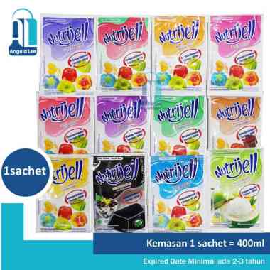 Nutrijell Bubuk Pudding Jelly Powder Jeli Serbuk Instan Nutrijel Sachet Cincau