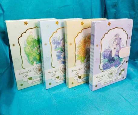 Notebook Klip Planner Kekinian Buku Tulis Catatan Harian Buku Tebal HIJAU