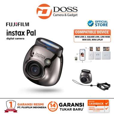 Fujifilm Instax PAL Digital Camera Fujifilm PAL Instax Camera Gem Black