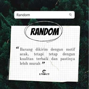 Set Dompet dan Masker Tenun Ethnico RANDOM