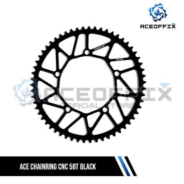 ACE CHAINRING CNC 58T SILVER
