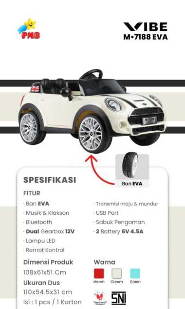 M 7188 MOBIL AKI VIBE M7188 BAN EVA PMB
