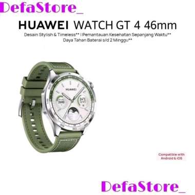 Huawei Watch GT4 46mm || Garansi Resmi Green