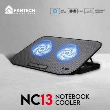 Notebook Cooler Fantech NC11 NC12 NC13 Cooling Pad Laptop up to 15.6" NC13 CoolingPad