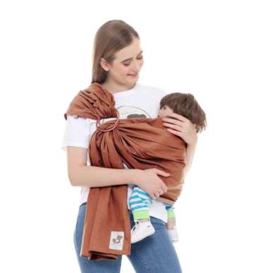*MyBabyLand* Gendongan Mere Et Moi Ring Sling Linen Tanpa Celah Hazel