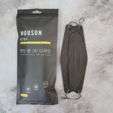 Masker KF94 Mouson Premium Emboss 4ply per pack isi 10 pcs / Disposable mask Wemaze facemask Kf94 Mo