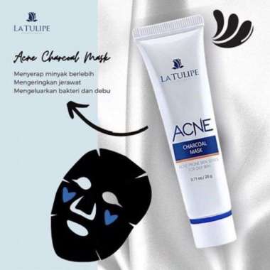 La Tulipe Acne Charcoal Mask - 20 gram