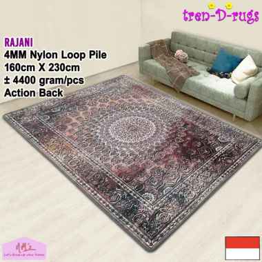 Tren-D-rugs Karpet modern klasik vintage persian retro jumbo alas duduk lantai ruang tamu kamar tidu