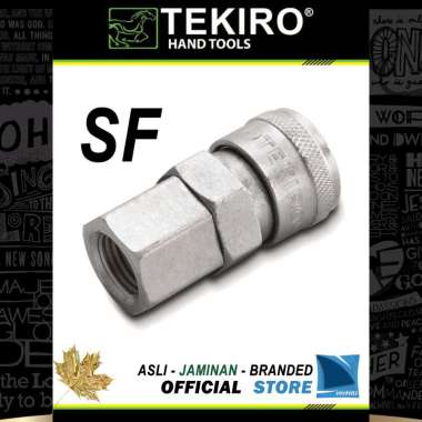 Nepel Selang Angin 2 Langkah 30 SF - Quick Coupler 2 Touch Socket Female TEKIRO
