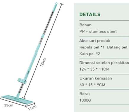 cooger flat mop - Alat Pel Lantai