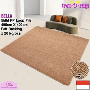 Tren-D-rugs Karpet polos jumbo permadani tikar sajadah musolah masjid lebar modern alas lantai ruang