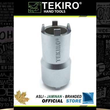 Mata Sock Baut Mur Kopling - Clutch Lock Nut Socket 1-2 inch Drive TEKIRO ( Kunci Bengkel Resmi )