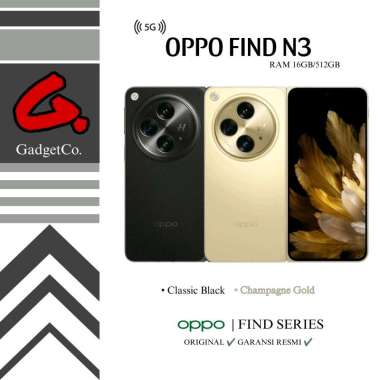 Oppo Find N3 16/512GB Garansi Resmi black