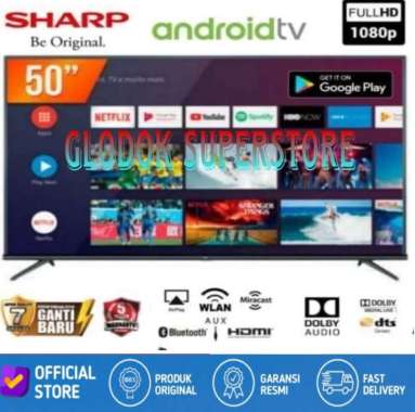 SHARP ANDROID TV 50" 2T-C50BG1I - 50 INCH TV+BUBBLEWRAP