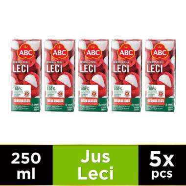 ABC Jus Leci 250 ml - Multi Pack 5 pcs