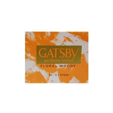 Gatsby Mandom Bouqet Perfume Tissue Isi 5 Tissu Basah Pria Wet Tissue Wipes  Tisu Mandom