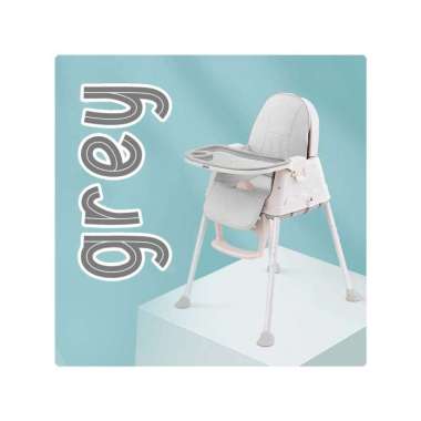 Goto Smily Kursi Makan Bangku Tempat Duduk Anak Bayi Balita Baby Chair GREY