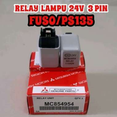 relay lampu 24volt 3pin Fuso PS135 MC854954