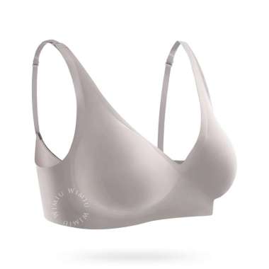 Wimiu BH Bra Wanita Seamless Bra BH Seamless Busa Tanpa Kawat 100158 BLACK XXL
