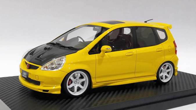 1/18 STANCE HUNTERS HONDA JAZZ MUGEN YELLOW