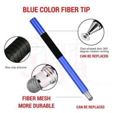 Stylus Pen Kapasitif 2in1 Capacitive Pen Fine Point Touch Screen HP Tablet Layar Sentuh Android Moni