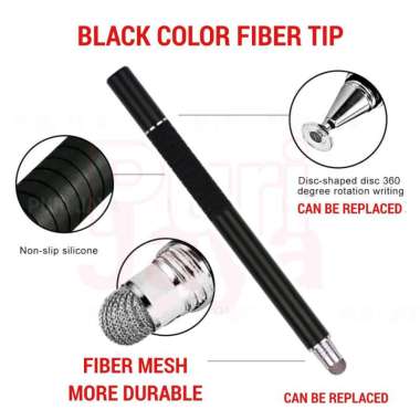 Stylus Pen Kapasitif 2in1 Capacitive Pen Fine Point Touch Screen HP Tablet Layar Sentuh Android Moni