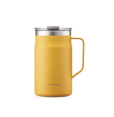 LocknLock - Metro Mug 600ml - Gelas Tumbler Tumblr YELLOW