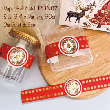 (10pcs) Paper Belt Natal PBN01 Sleeve Segel Christmas Box PBN07