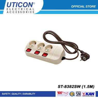 Uticon ST-8382SW (1.5M) Stop Kontak Kabel 3 Lb