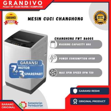Mesin Cuci Changhong Top Loading FWT 8600S Garansi Resmi Changhong - Grandivo FWT 8600S