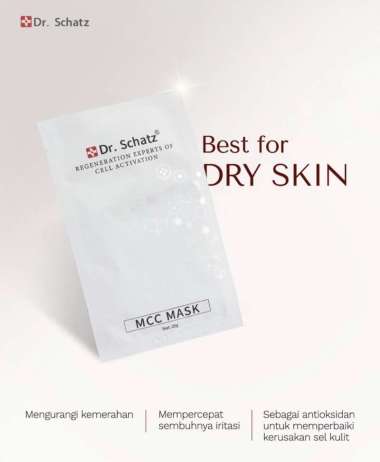 Dr Schatz MCC Mask (1 sheet) - Kulit Kemerahan / Iritasi / Meradang / Sunburn /treatment