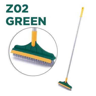 Goto Zoey Sikat Lantai Ubin Kamar Mandi Toilet Gagang 2in1 Multifungsi Z02 GREEN