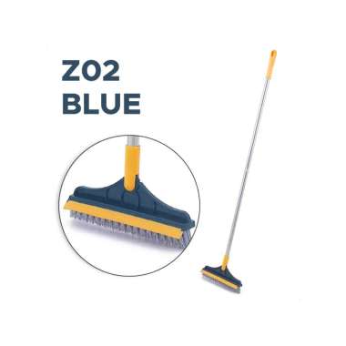 Goto Zoey Sikat Lantai Ubin Kamar Mandi Toilet Gagang 2in1 Multifungsi Z02 BLUE