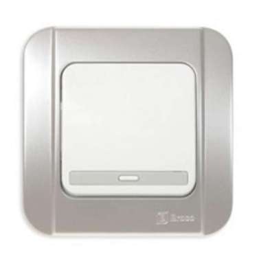 Broco G161-59 (B) Saklar Engkel Galleo Silver Metallic