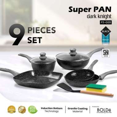 BOLDe Super Pan 9 pcs Set Dark Knight