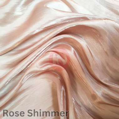 Kain Rose Shimmer Meteran / Silk / Organza / Shimmery Lilac