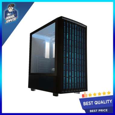 CASING PC CUBE GAMING ARFEL ATX FREE 3 FAN RGB WHITE