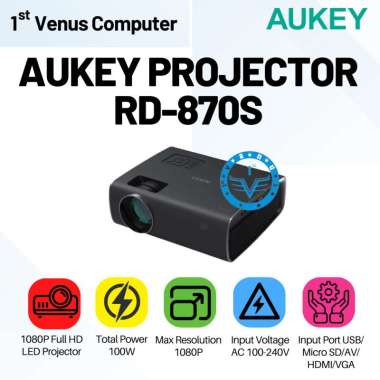AUKEY PROJECTOR RD-870S / PROYEKTOR AUKEY RD-870S / PRJ-AKY02