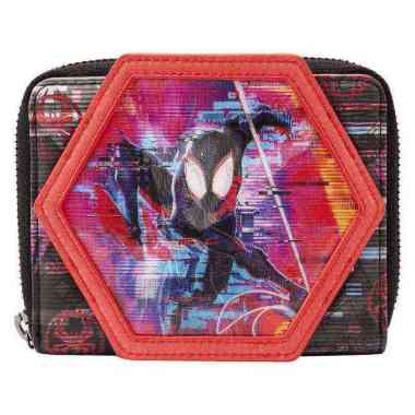 Loungefly Marvel Across The Spiderverse Lenticular Zip Around Wallet