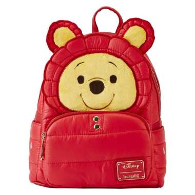 Loungefly Disney Winnie The Pooh Puffer Jacket Cosplay Mini Backpack