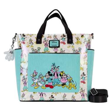 Loungefly Disney D100 Classic Convertible Backpack and Tote Bag