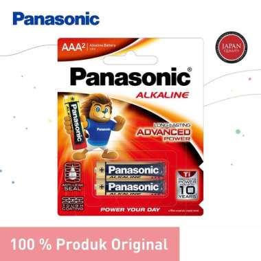 Panasonic Baterai Alkaline Size AAA 2pc Battery Alkaline Size A3