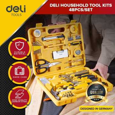Deli Household Tool Kit / Set Perkakas Rumah 48pcs Multifungsi DL1048J